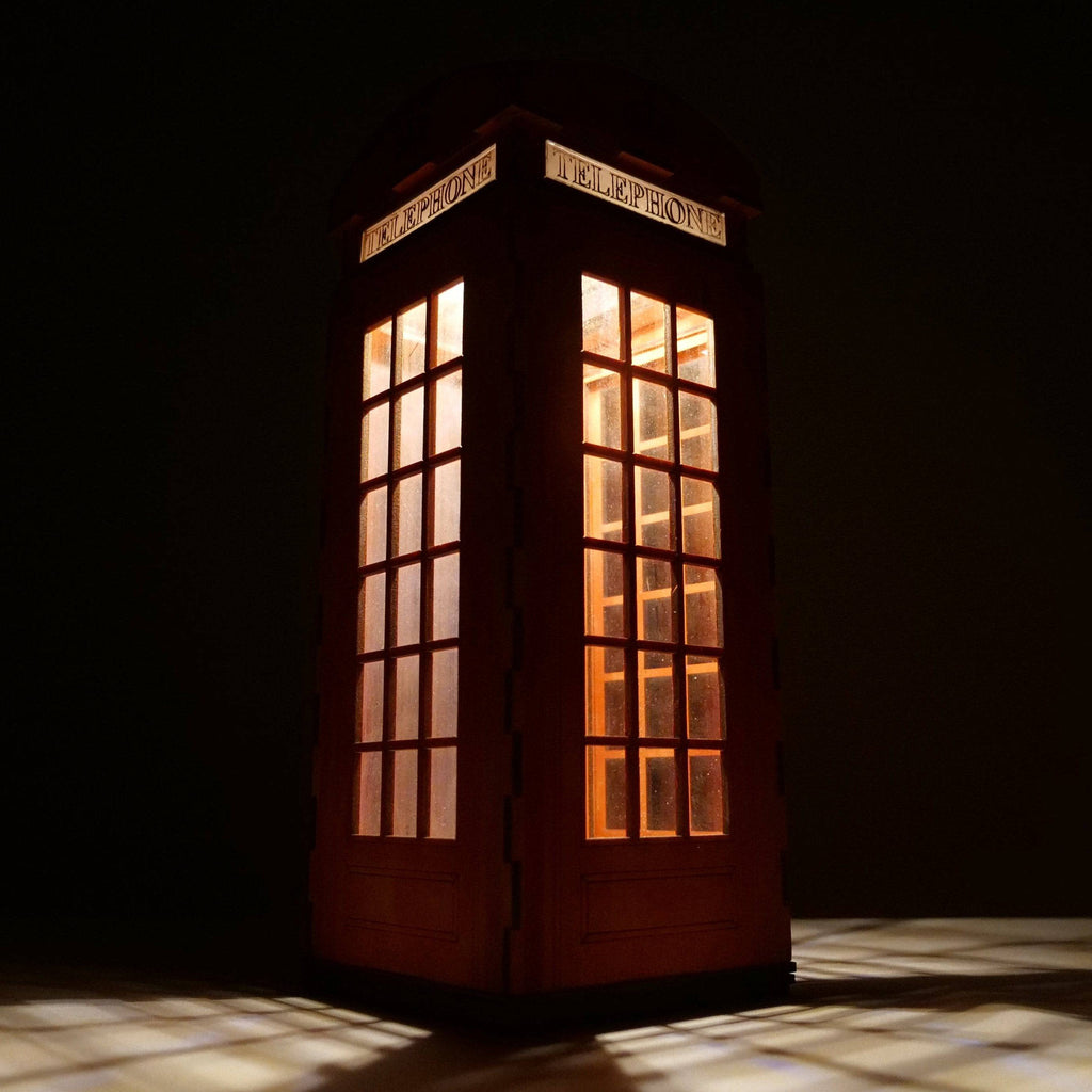 Telephone Box Lamp - Pre-Built Model by Curious Rabbit ®