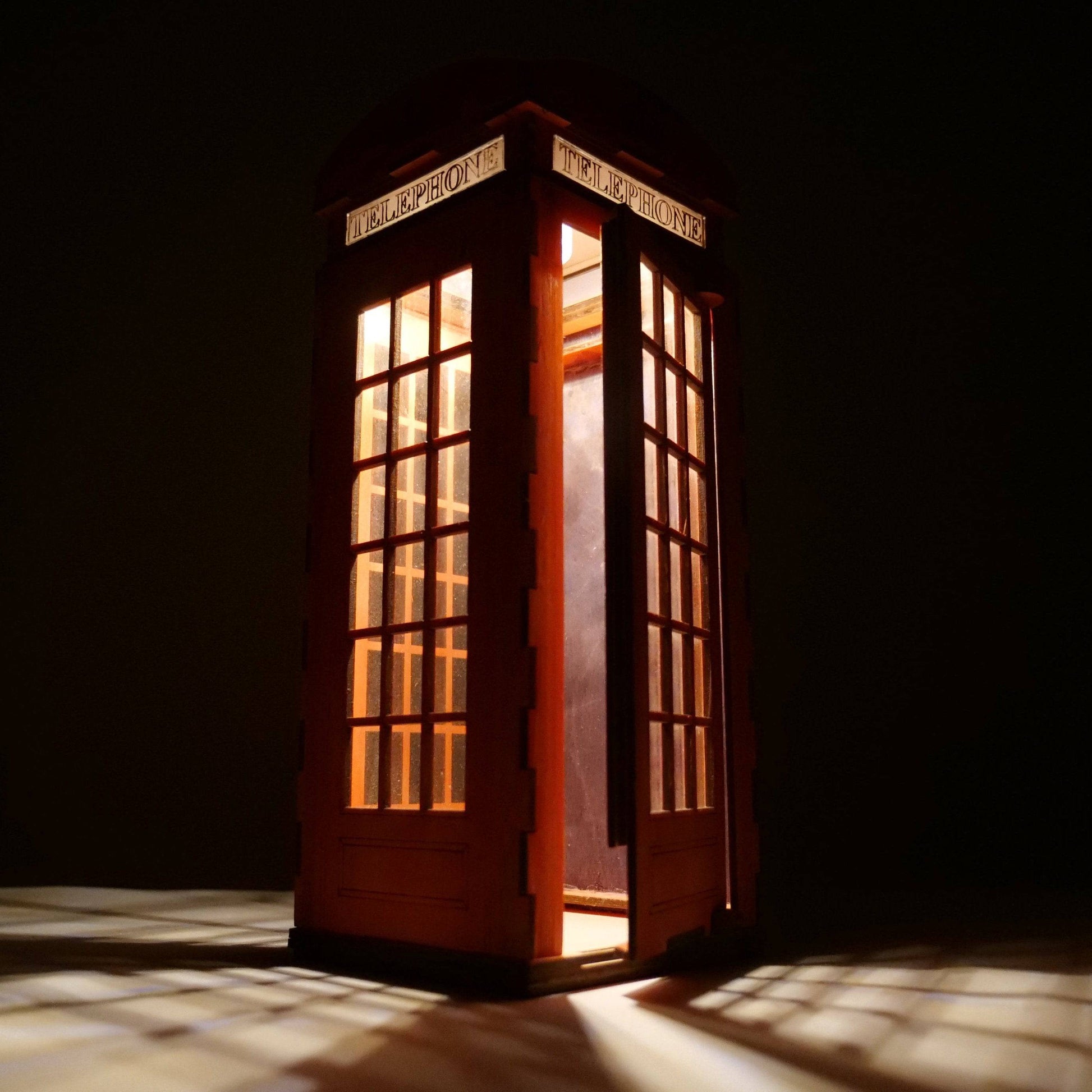 Telephone Box Lamp - Pre-Built Model by Curious Rabbit ®
