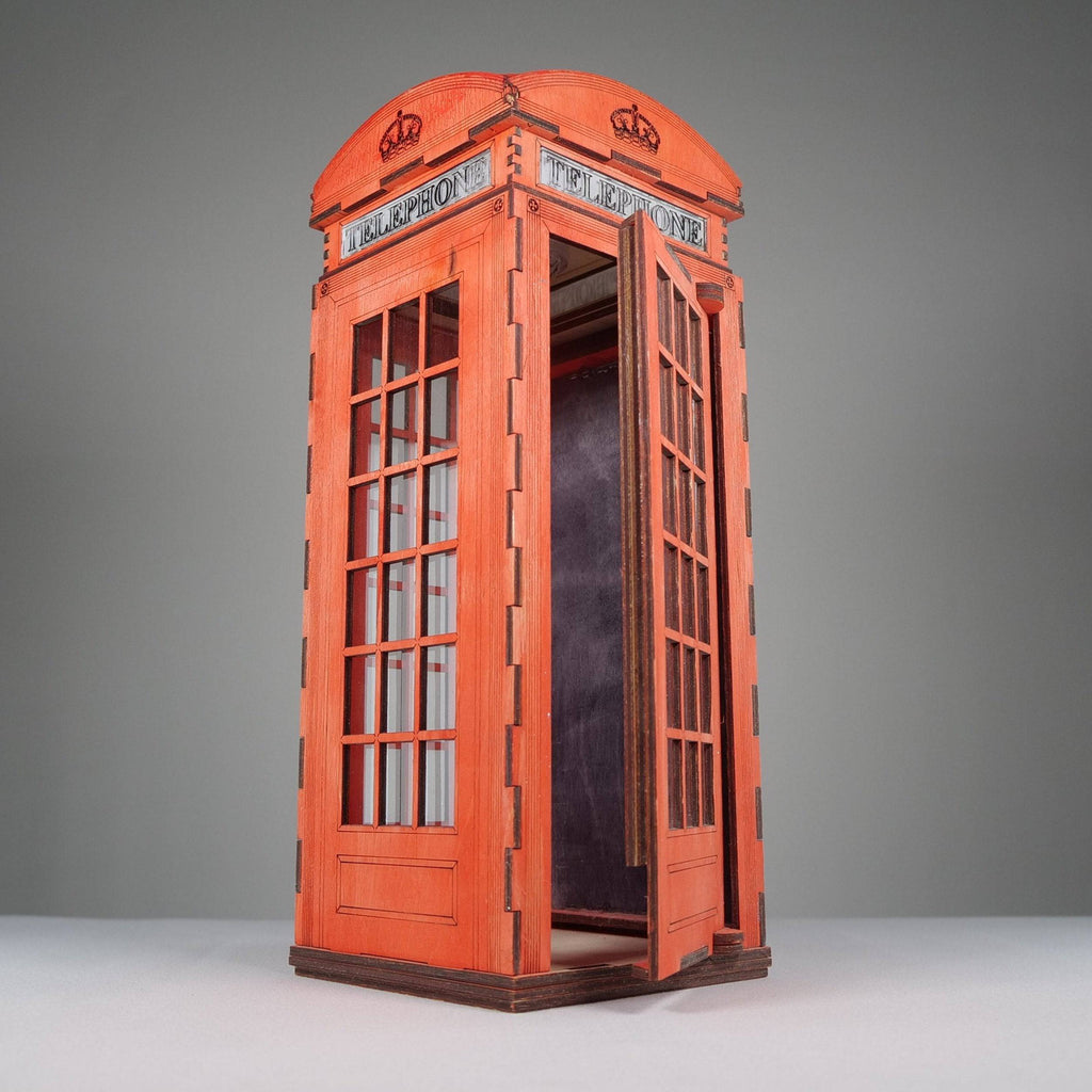 Telephone Box Lamp - Flatpack Model Kit by Curious Rabbit ®
