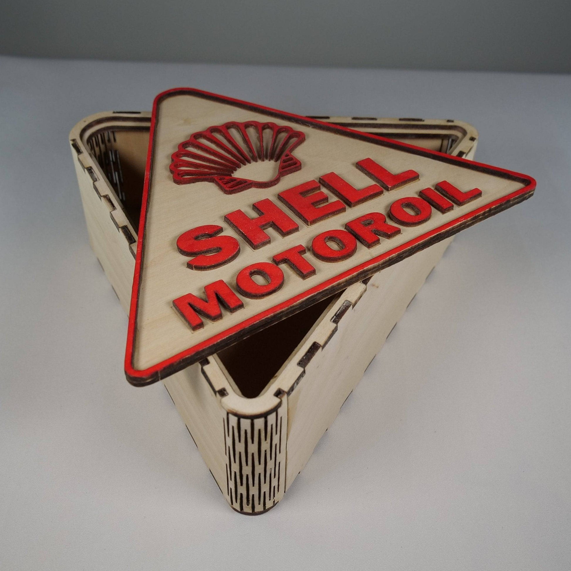 Shell Oil Box - Pre-Built Model by Curious Rabbit ®