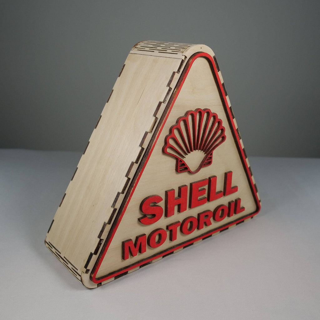 Shell Oil Box - Pre-Built Model by Curious Rabbit ®