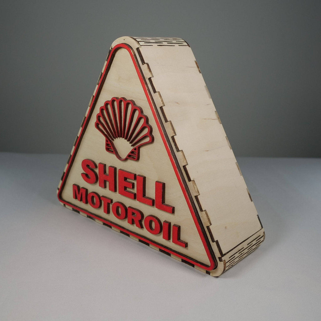 Shell Oil Box - Pre-Built Model by Curious Rabbit ®