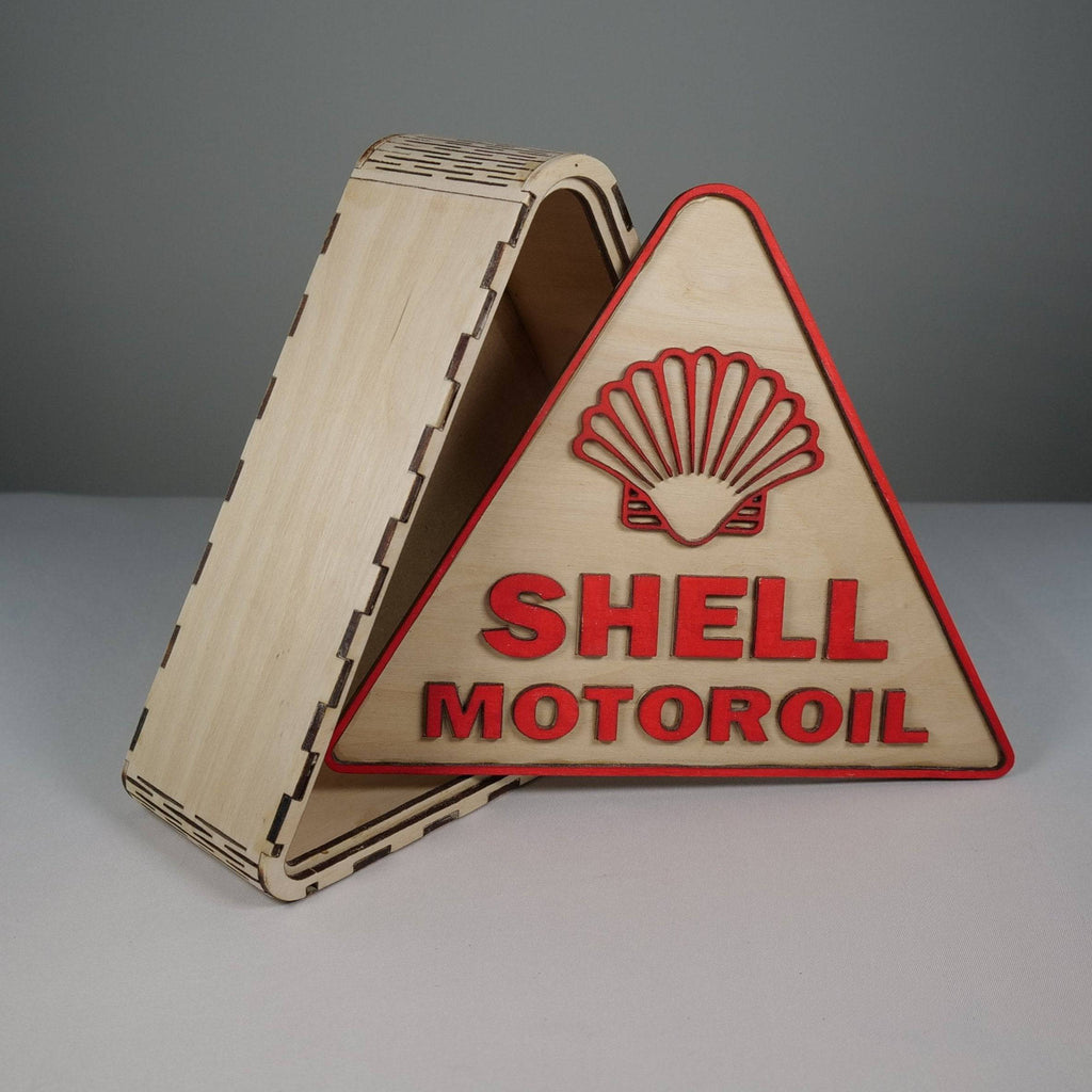 Shell Oil Box - Pre-Built Model by Curious Rabbit ®