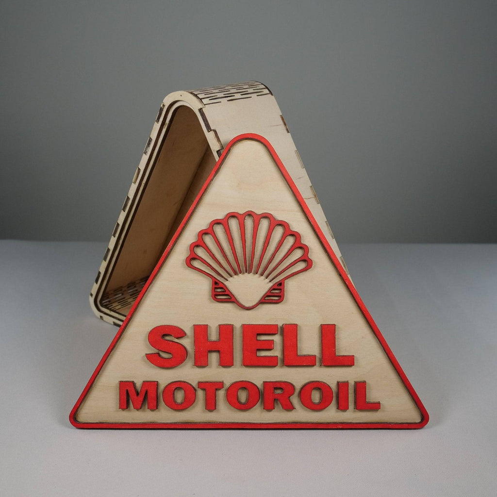 Shell Oil Box - Pre-Built Model by Curious Rabbit ®