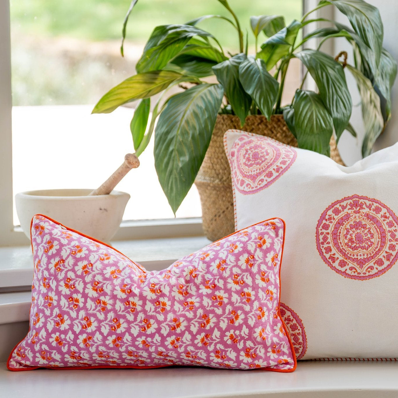 Cushion Cover – Burnt Spice Bloom