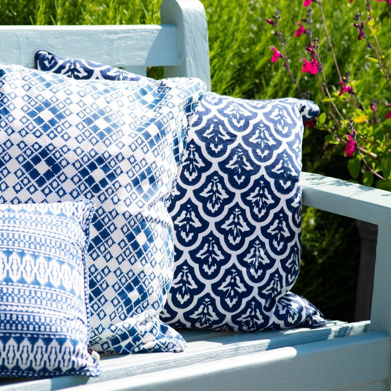 Cushion Cover – Indigo Hira