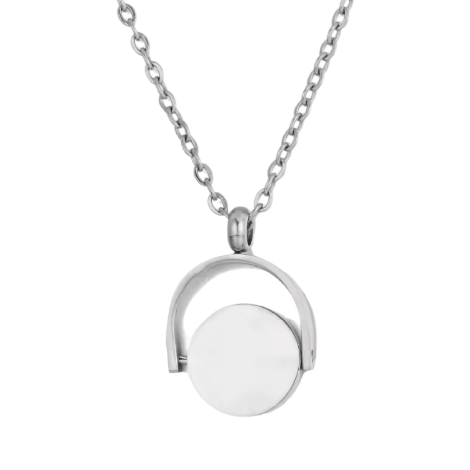 Custom Engraved Spinner Necklace