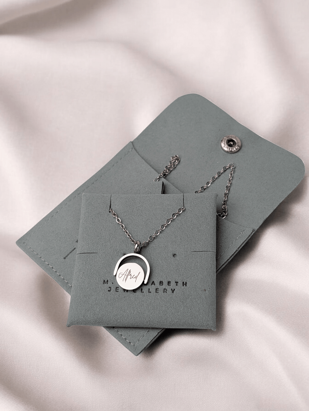 Custom Engraved Spinner Necklace