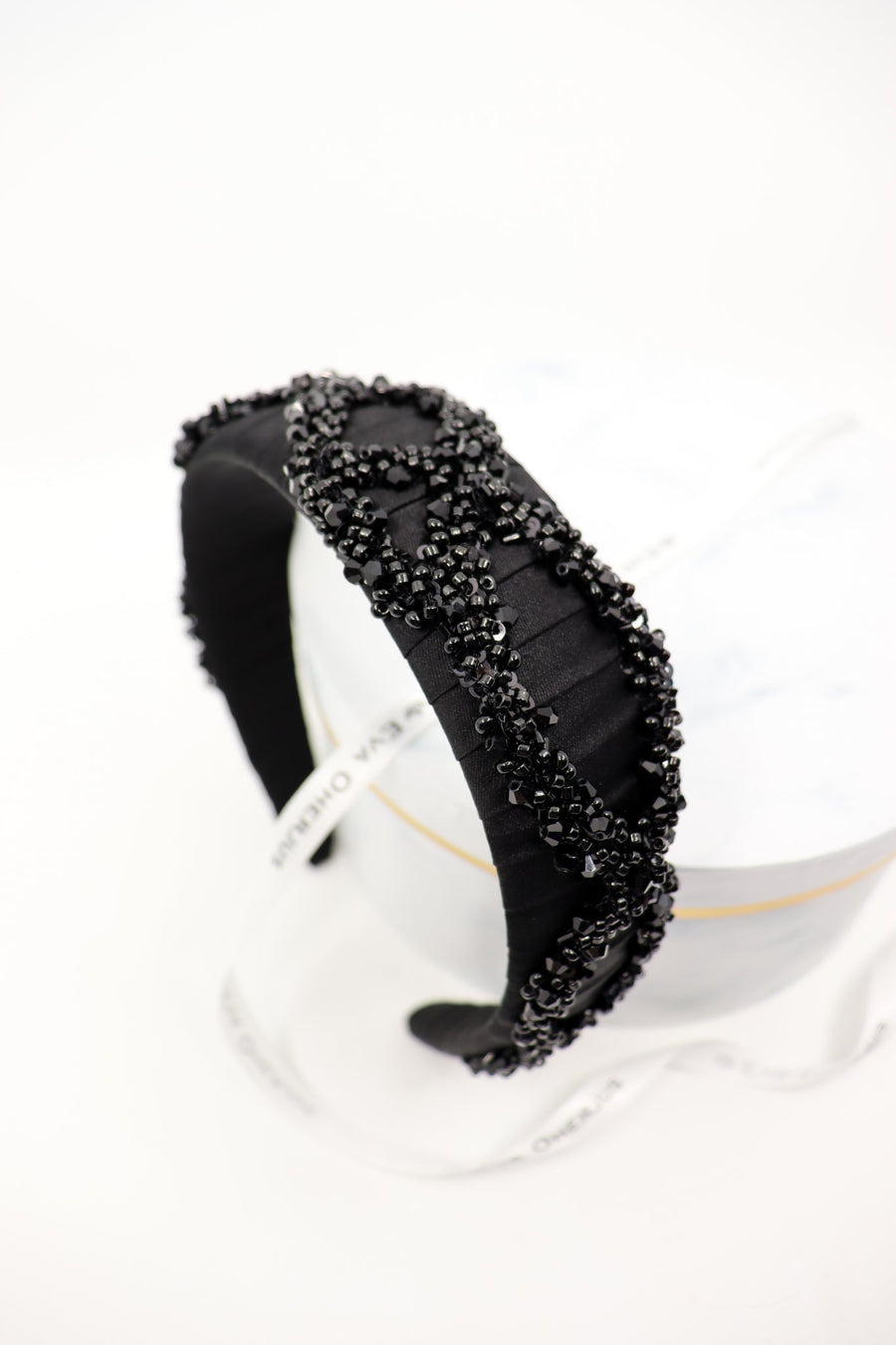 Mulberry Silk Beaded Headband Hestia