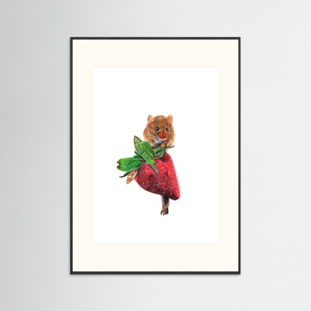 Field Mouse Wildlife Art Print | Wildlife Wall Art for Nature Lovers