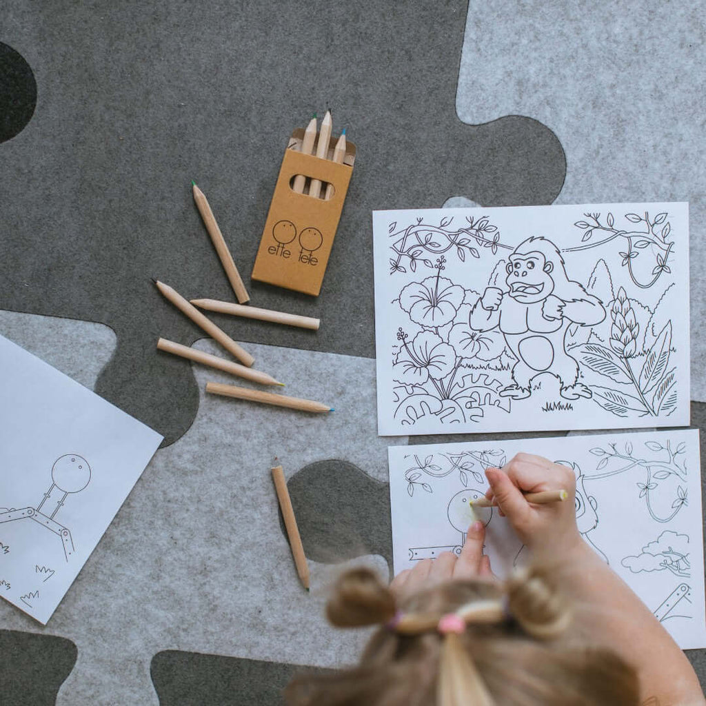 Felt Puzzle Playmat for All Ages - Safe, Eco-Friendly & Expandable by Ette Tete at www.brixbailey.com