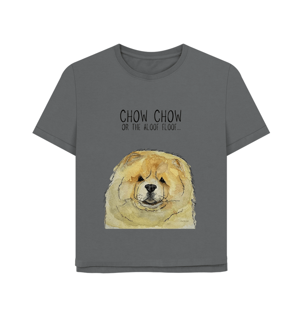 Chow Down in Style: Fawn Chow Chow Relaxed Fit T-Shirt