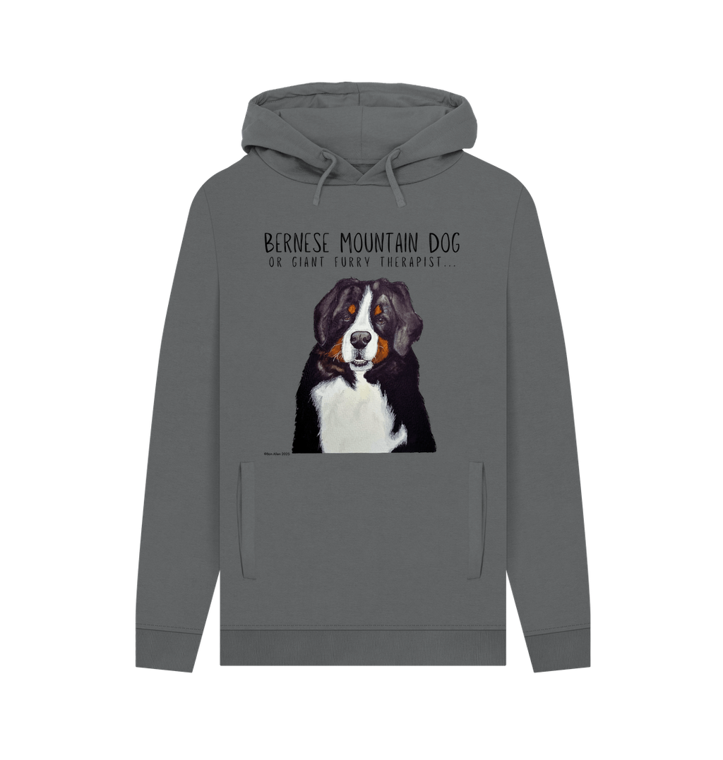Stay Warm with Your Personal Giant Furry Therapist – Bernese Mountain Dog Hoodie!
