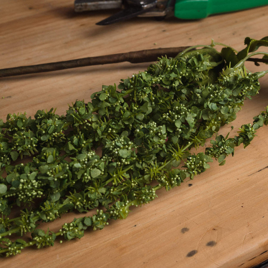 Lifelike artificial trailing stem in vibrant green, cascading plastic foliage for home decor, 39 inches long by Sostter at brixbailey.com