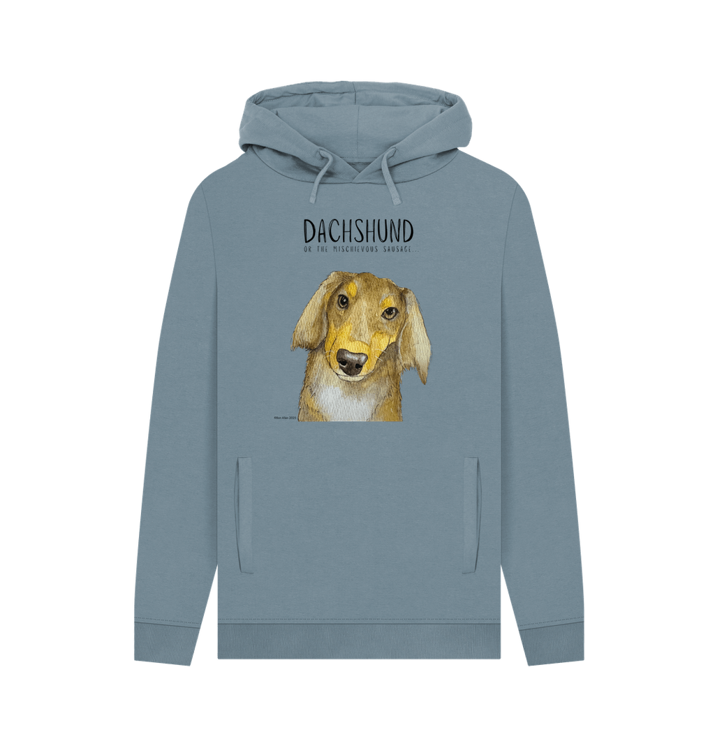 Long Haired Dachshund Hoodie – Small Legs, Big Attitude!