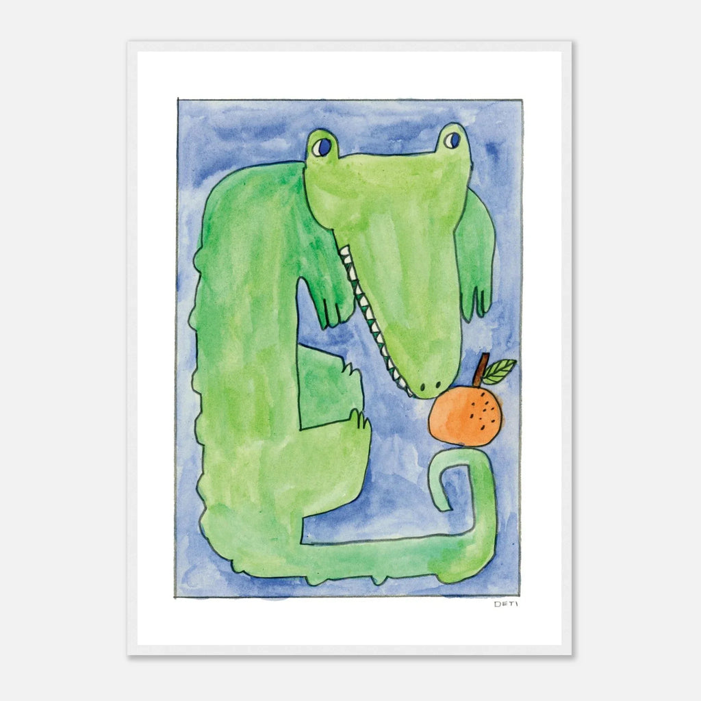 Florida Gator Framed Print by Hayley Deti