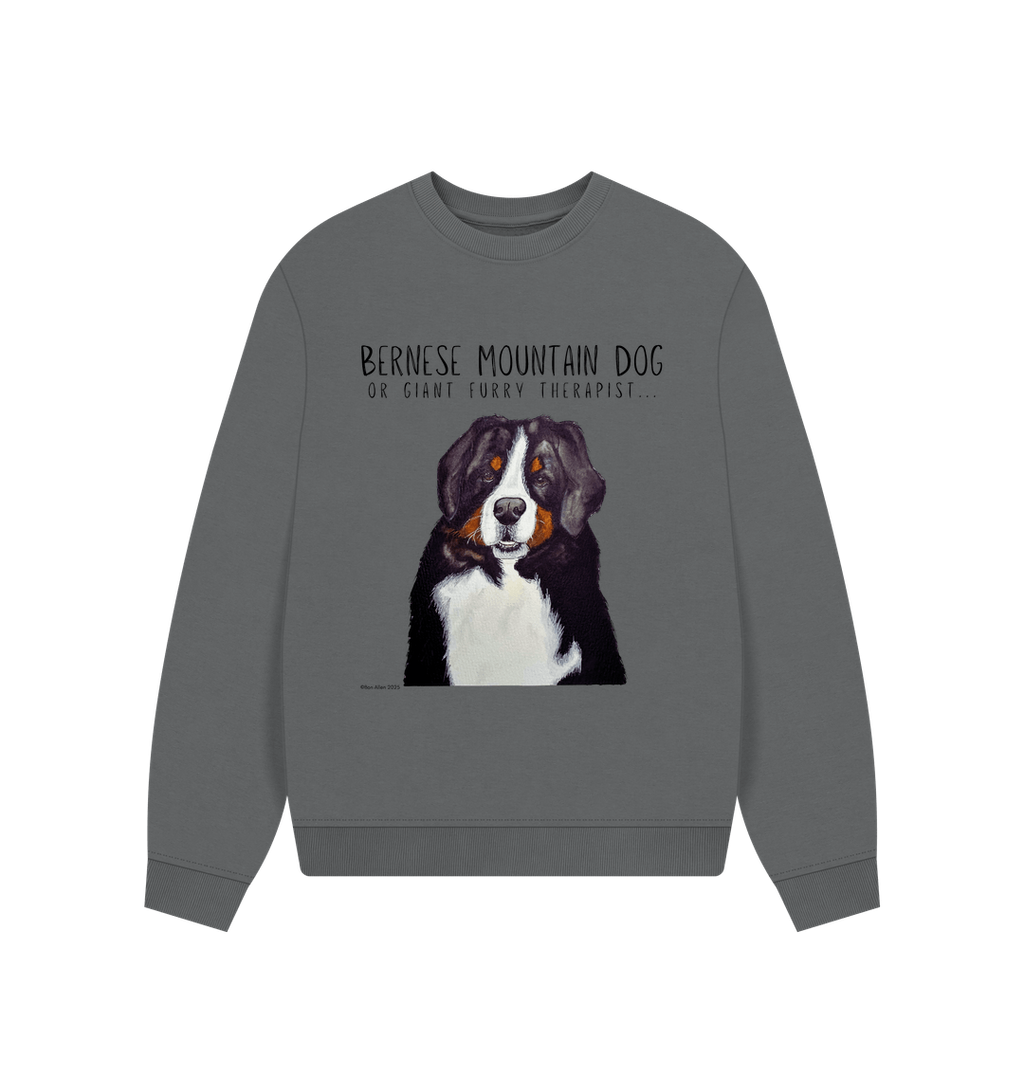 Cuddle Up in Berner Bliss – The Coziest Oversized Sweatshirt!