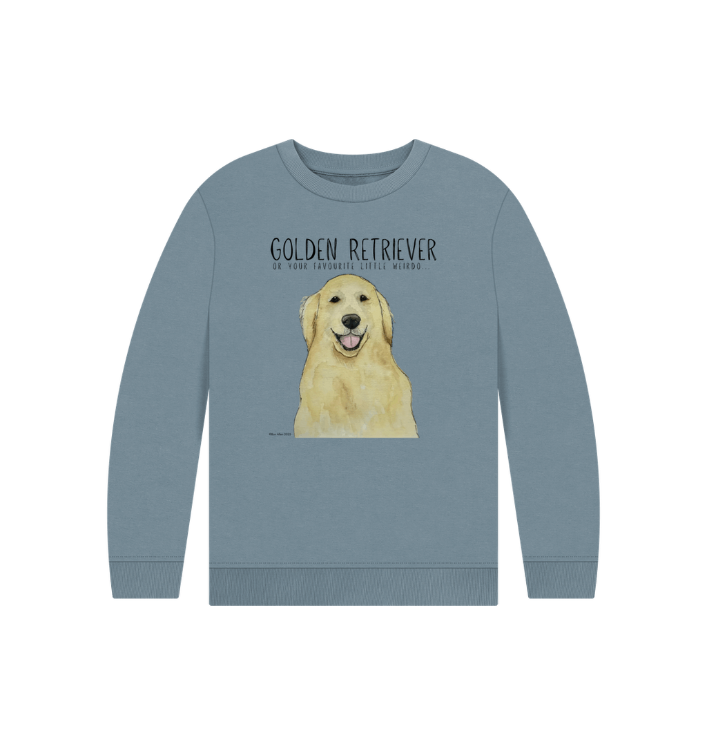 Golden Retriever Kids' Sweatshirt: For Little Weirdos with Big Hearts