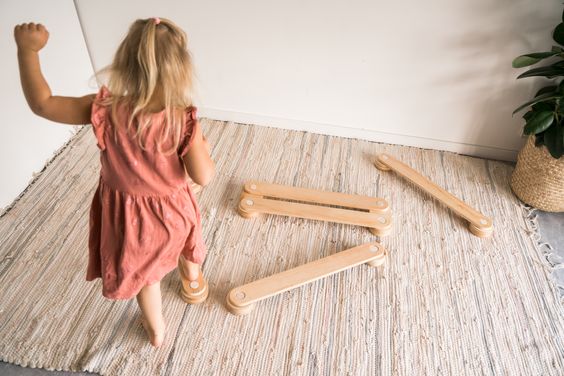 Wooden Balance Beams for Kids – Develop Coordination & Creativity by Ewart Woods at www.brixbailey.com