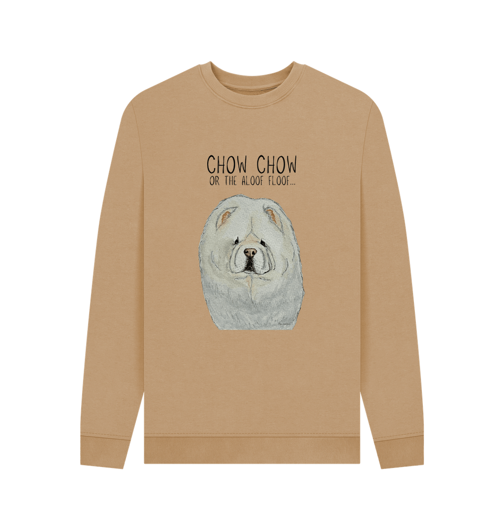 Cream Chow Chow Men's Crewneck Sweatshirt – The Aloof Floof Edition