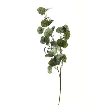 Lifelike green eucalyptus stem spray, 66cm tall, perfect for home decor and centerpieces  by Sostter at brixbailey.com