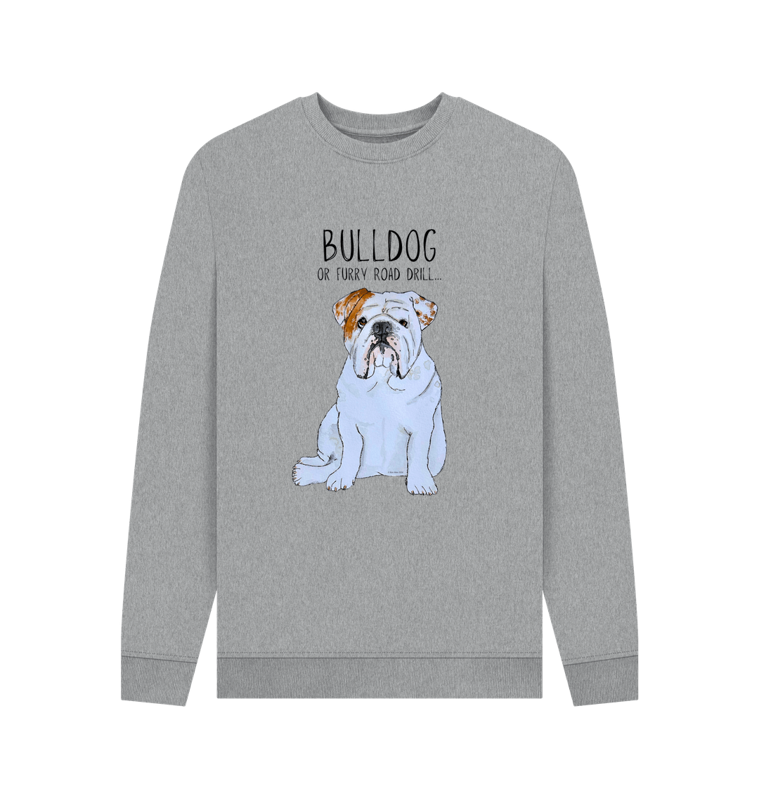Bulldog Grit: Furry Road Drill Men’s Crewneck Sweatshirt for the Bold!