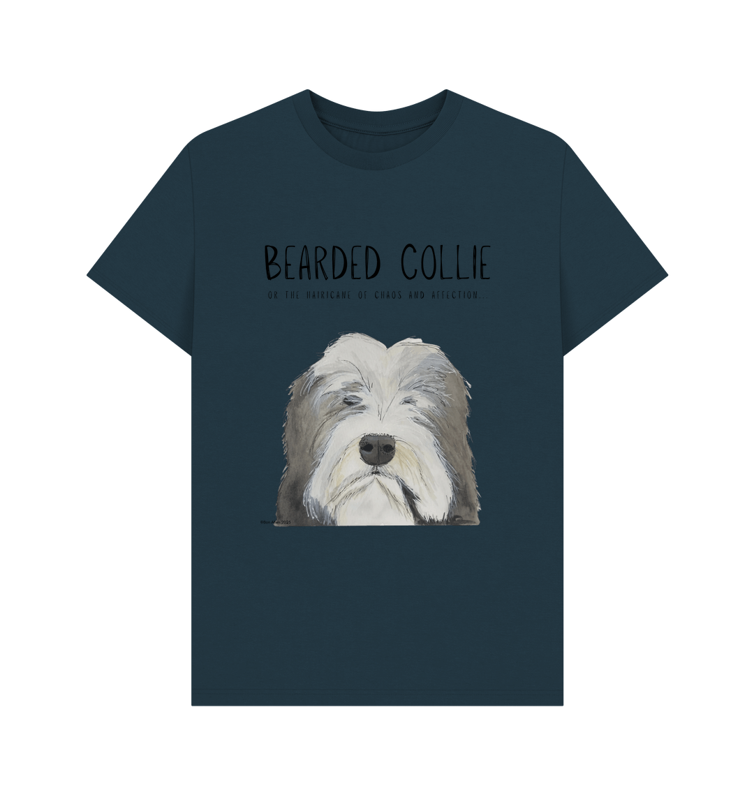 Tame the Fluff—If You Dare: Bearded Collie Men’s Tee