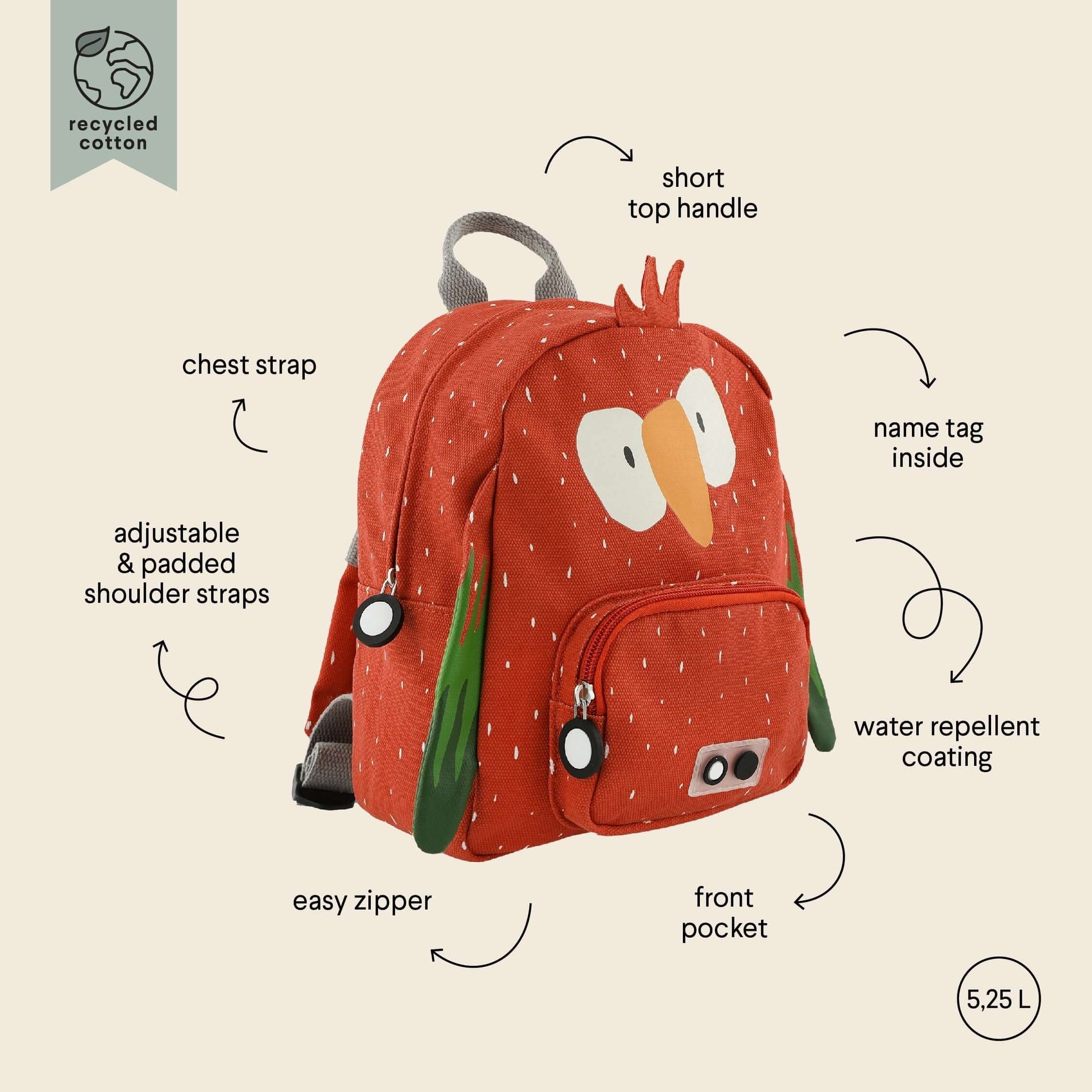 Adventure-Ready Kids' Backpack - Durable, Water-Repellent & Machine Washable by Trixie Baby at www.brixbailey.com