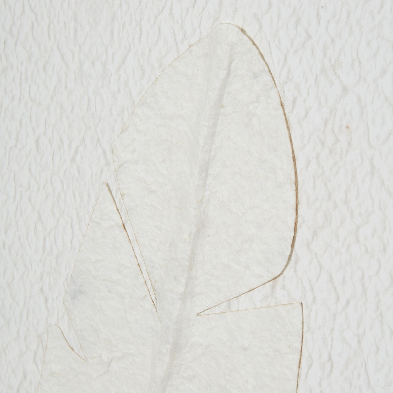 White feather artwork in beaded frame, minimalist modern wall decor for serene interiors  by Sostter at brixbailey.com