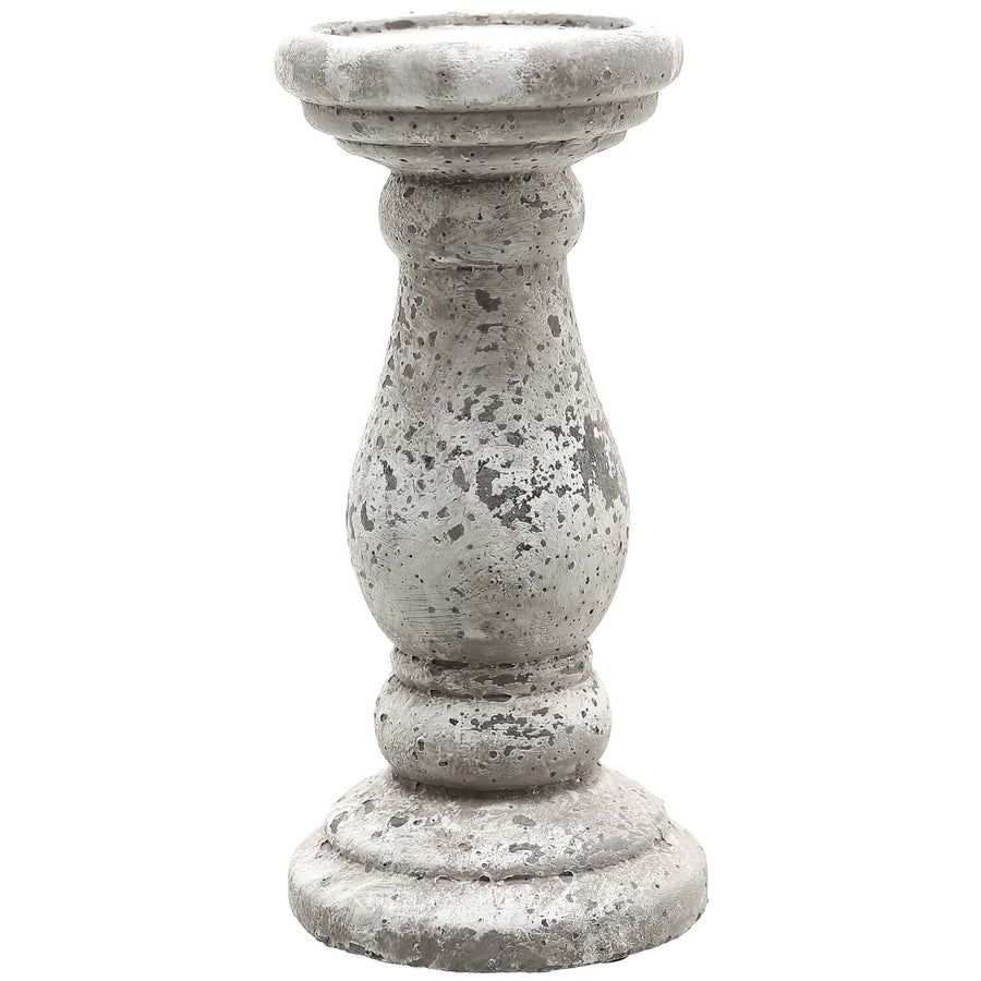 Handcrafted ceramic centerpiece with stone texture in neutral tone, emitting warm ambient glow for modern interiors. by Sostter at brixbailey.com