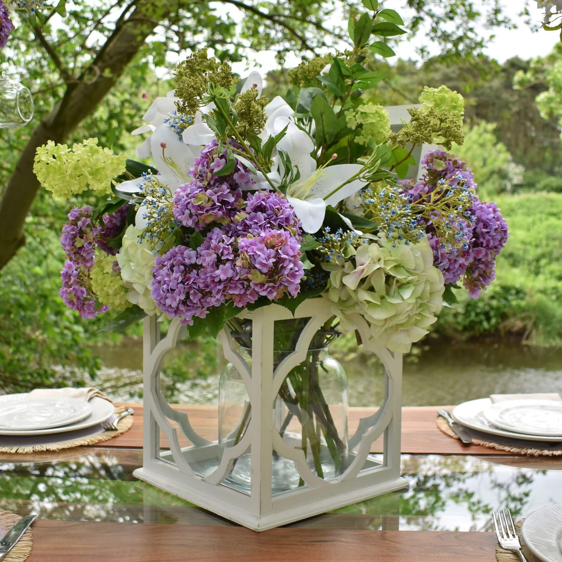 Artificial gardenia stem with cream petals and green accents, 35.4 tall, realistic floral decor for home arrangements by Sostter at brixbailey.com