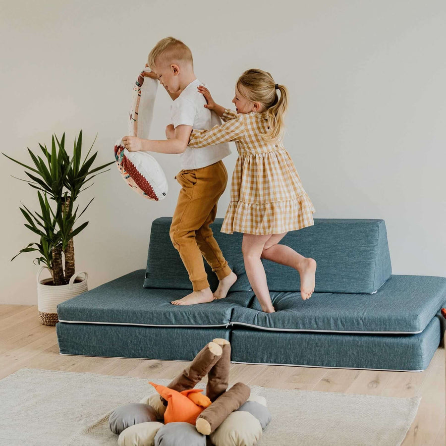 Versatile Montessori Play Sofa Set for Creative Kids – Safe & Washable by Monboxy at www.brixbailey.com