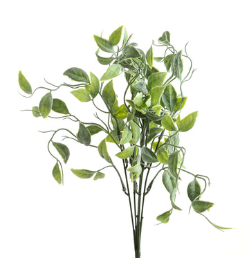 Lifelike green artificial greenery bunch with natural movement, realistic textures, and varied green hues for home decor. by Sostter at brixbailey.com