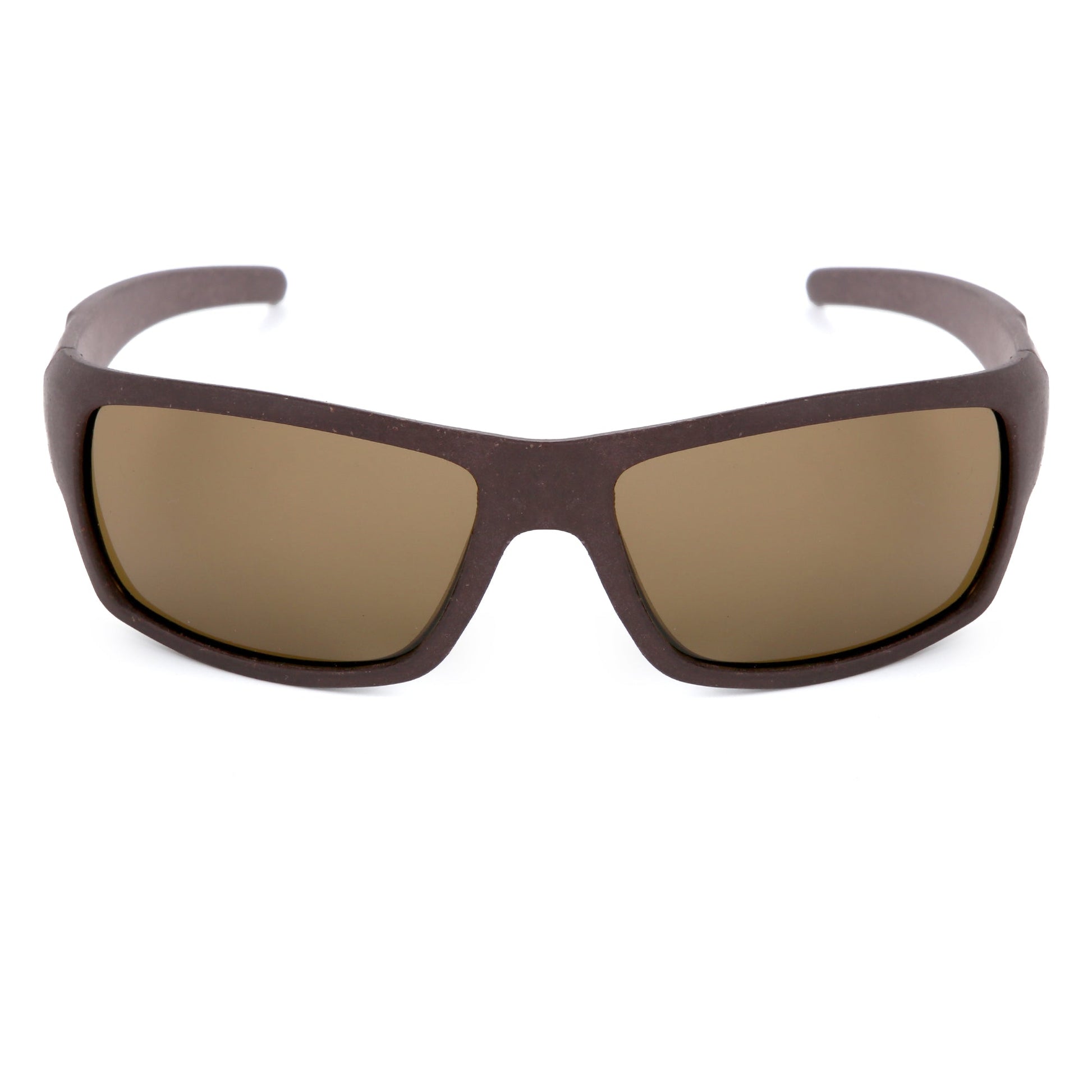 Coffee Wraparound Sunglasses