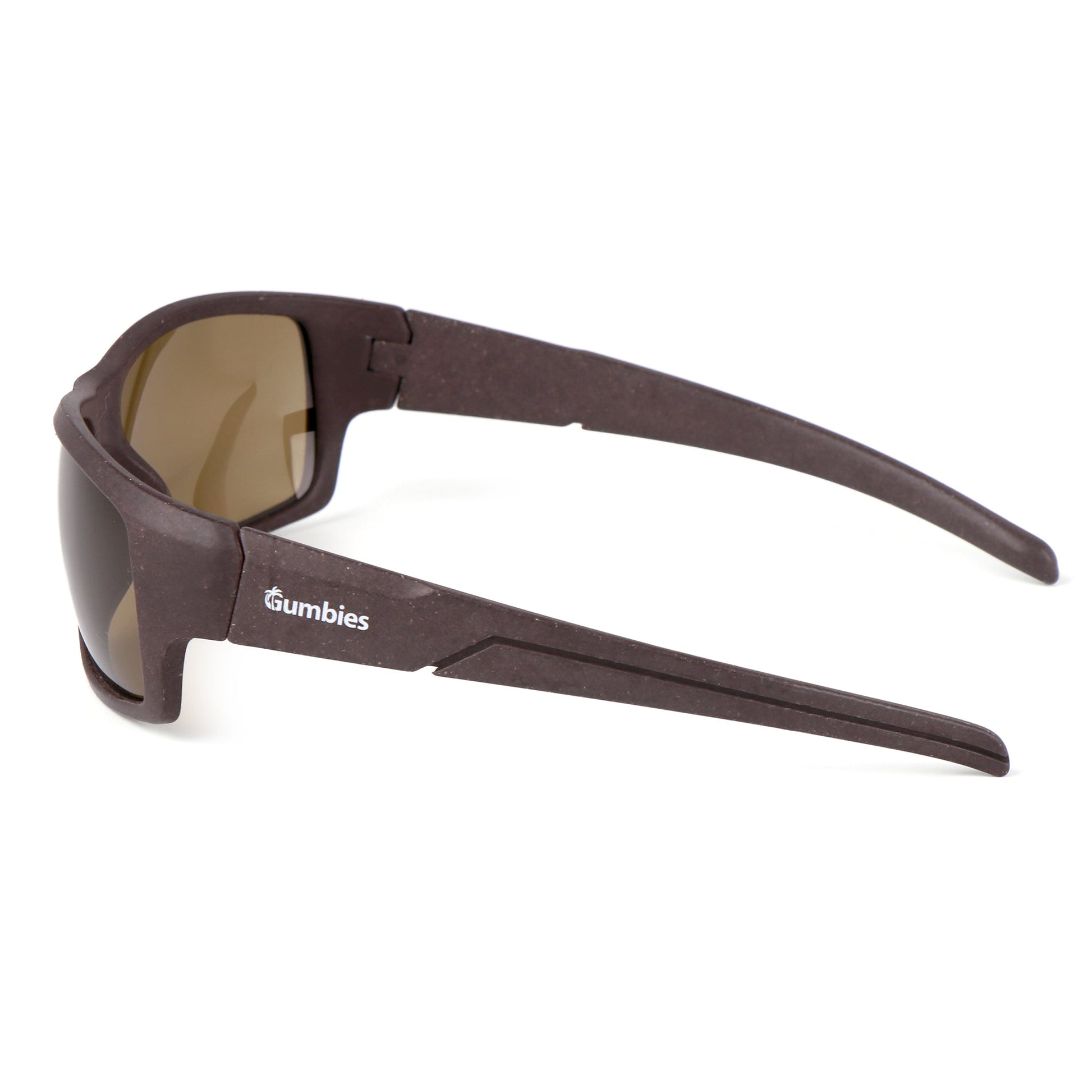 Coffee Wraparound Sunglasses