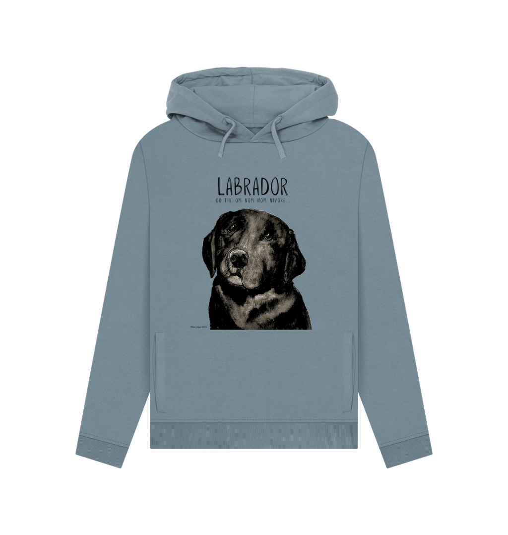 Powered by Snacks: The Black Labrador Hoodie