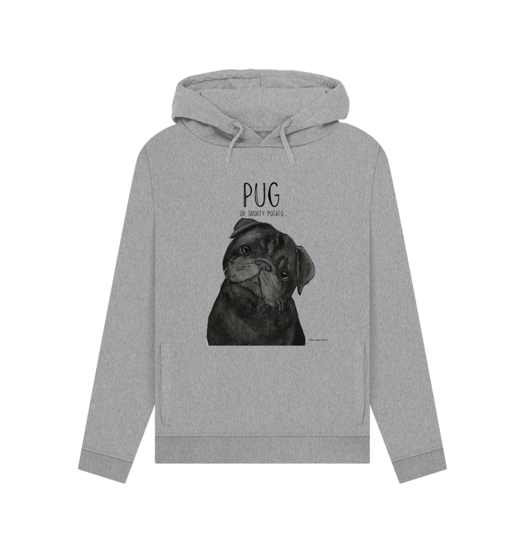 Snorty Potato Women’s Hoodie – Cozy, Cute & Pug-Approved!