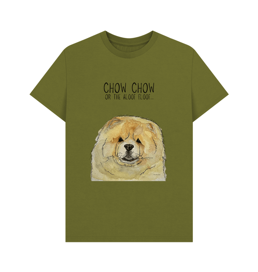Fawn Chow Chow "Aloof Floof" Men's T-Shirt – Style with a Fluffy Twist!
