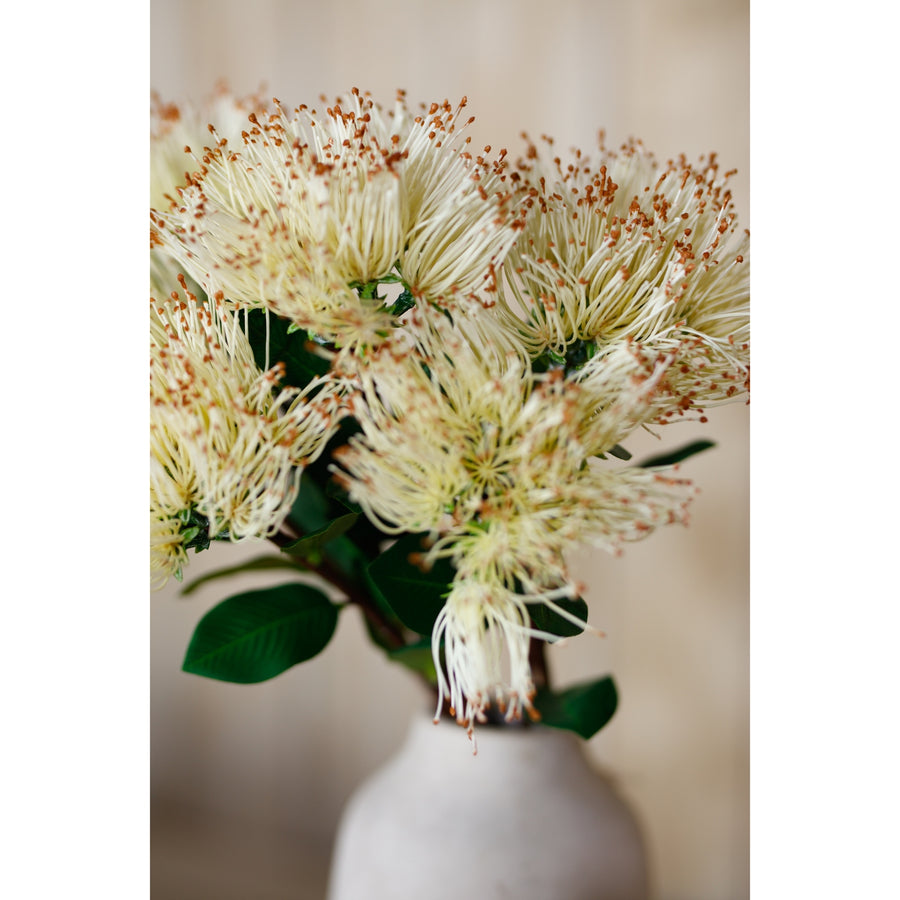 Introducing our stunning Cream Sedum Spray - Captivating Faux Floral for Elegant Home Decor by Hill Interiors at www.brixbailey.com