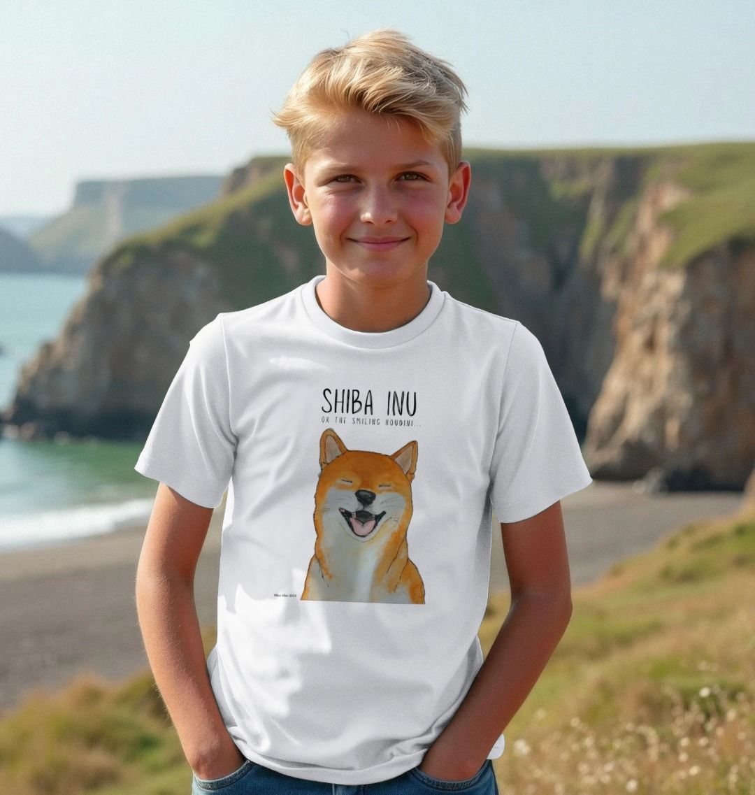 Tiny Human, Big Shiba Energy Tee