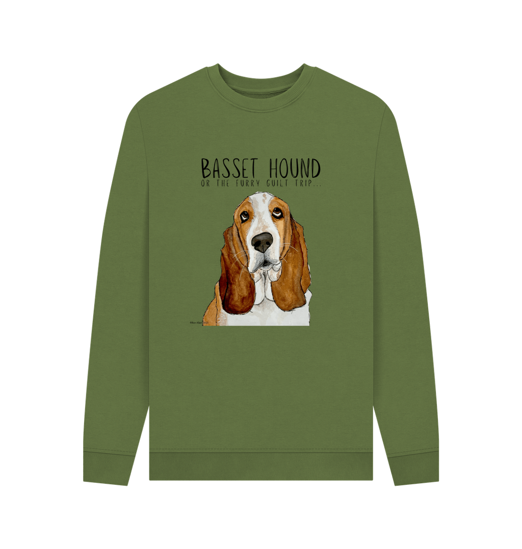 Basset Hound Crew Neck Sweatshirt: The Ultimate Furry Guilt Trip