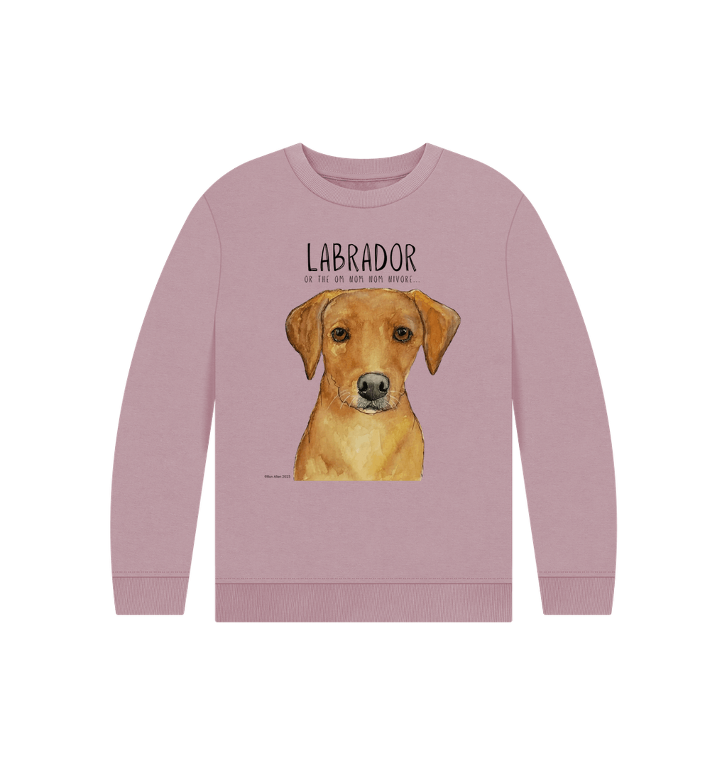 Crumb Catcher in Chief – The Fox Red Labrador Kids' Sweatshirt