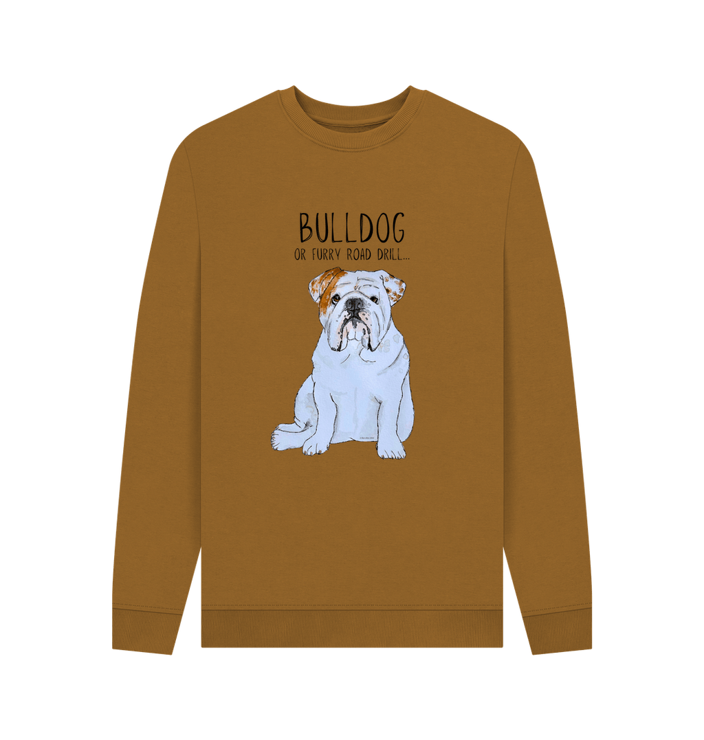 Bulldog Grit: Furry Road Drill Men’s Crewneck Sweatshirt for the Bold!