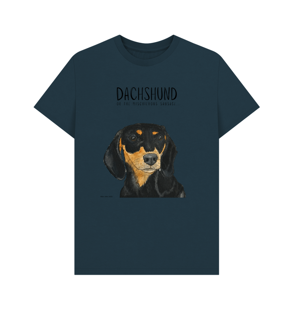 Black & Tan Dachshund Tee – Mischievous Hot Dog Energy!
