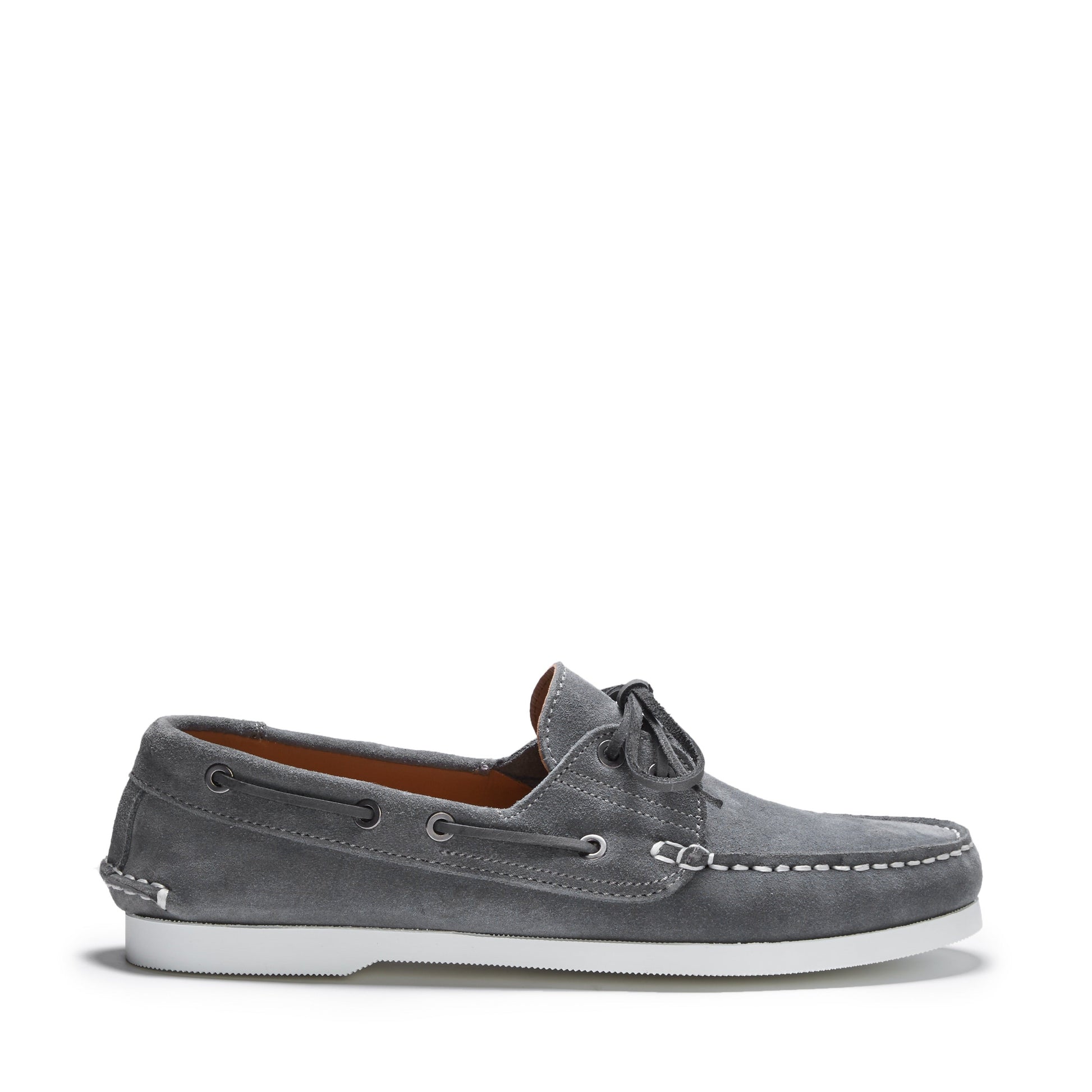 Slate Grey Suede Deck Shoes