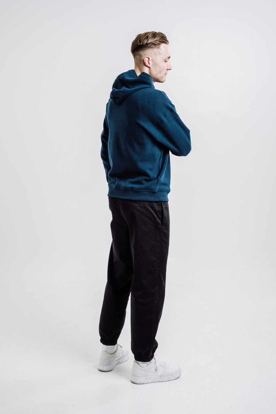 Relaxed-Fit Embroidered Hoodie – Unisex & Eco-Friendly by Sossu at www.brixbailey.com