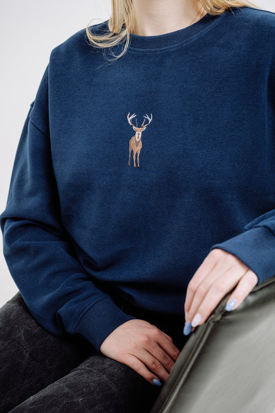 Super Soft Unisex Sweatshirt – Embroidered & Eco-Friendly by Sossu at www.brixbailey.com