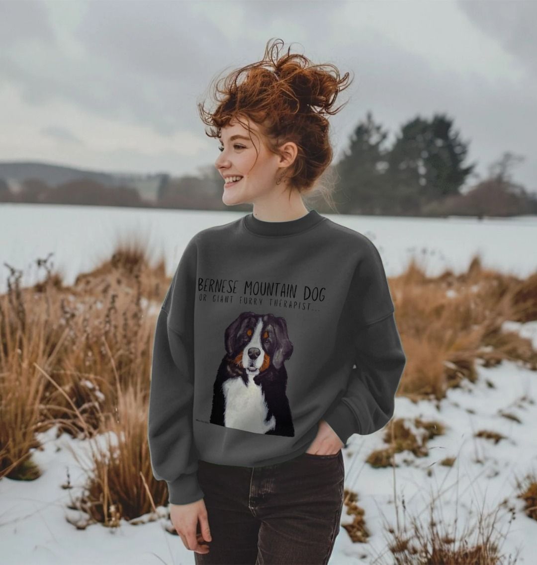 Cuddle Up in Berner Bliss – The Coziest Oversized Sweatshirt!