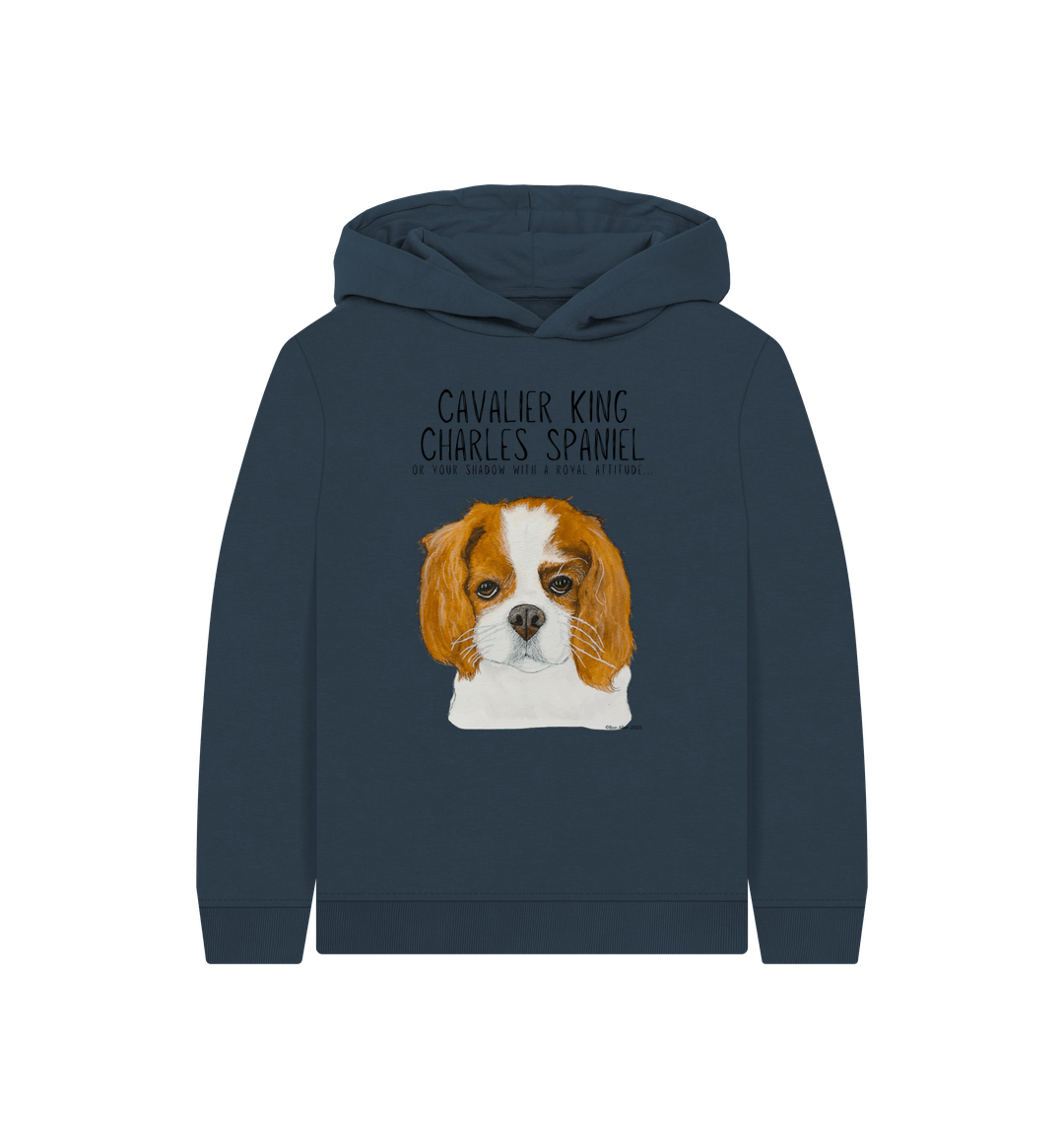 Little Monarchs & Muzzles: Eco Kids Hoodie for Pup-Loving Royalty