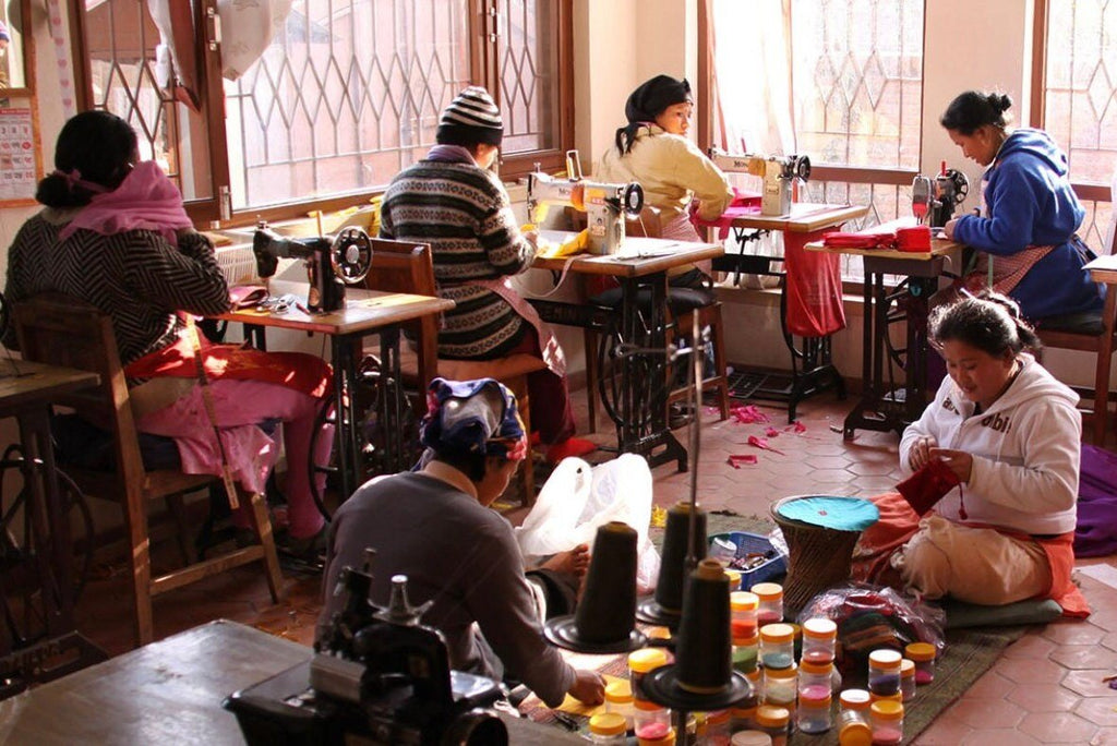Dhaka pouch, ethically handwoven in Nepal